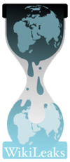 WikiLeaks 'hourglass' logo