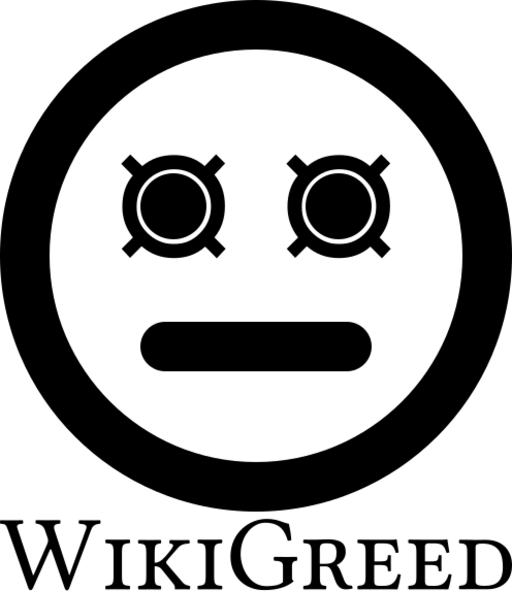File:WikiGreed logo and wordmark.svg